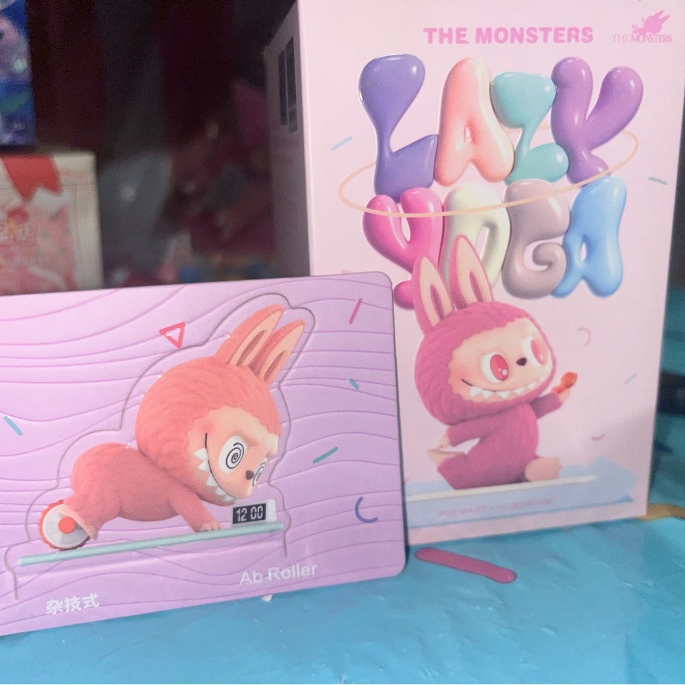 The Monsters Lazy Yoga - Confirmed AB ROLLER Labubu Figure